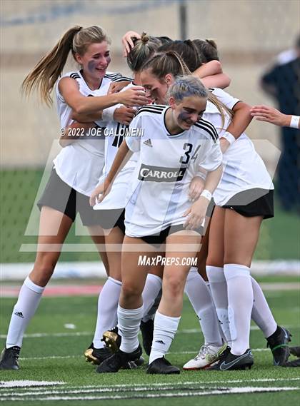 Thumbnail 1 in Rockwall vs Southlake Carroll (UIL 6A Girl Soccer State Final) photogallery.