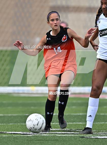 Thumbnail 1 in Rockwall vs Southlake Carroll (UIL 6A Girl Soccer State Final) photogallery.