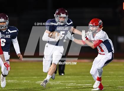 Thumbnail 3 in Westlake Academy vs. Wylie Prep Academy (TCAF Six-Man D1 Final) photogallery.