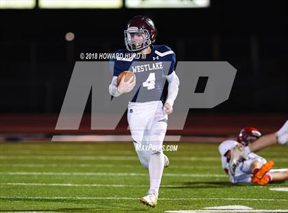 Thumbnail 1 in Westlake Academy vs. Wylie Prep Academy (TCAF Six-Man D1 Final) photogallery.