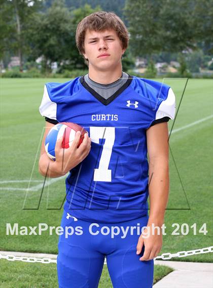 Thumbnail 2 in Curtis (USA Football/MaxPreps Media Day Event) photogallery.