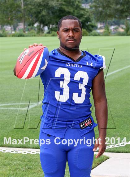 Thumbnail 1 in Curtis (USA Football/MaxPreps Media Day Event) photogallery.