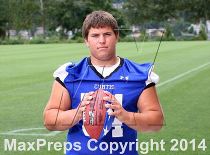 Thumbnail 1 in Curtis (USA Football/MaxPreps Media Day Event) photogallery.