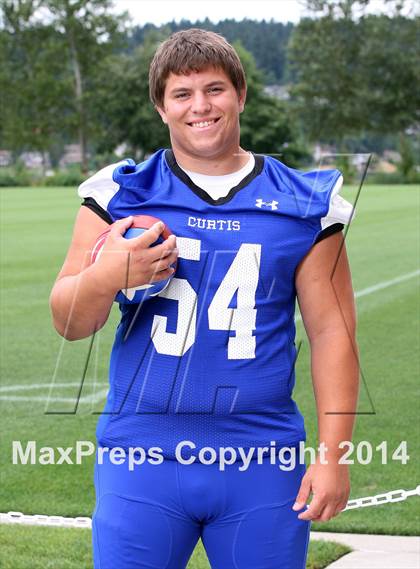 Thumbnail 3 in Curtis (USA Football/MaxPreps Media Day Event) photogallery.