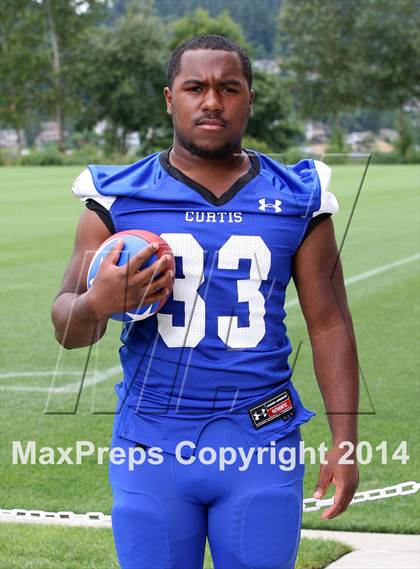 Thumbnail 1 in Curtis (USA Football/MaxPreps Media Day Event) photogallery.