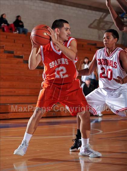 Thumbnail 2 in San Bernardino vs Huntington Park (MaxPreps Holiday Classic) photogallery.