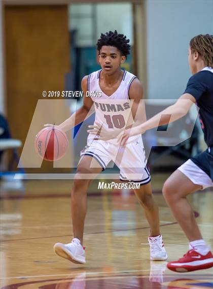 Thumbnail 1 in Serra vs. Perry  (Visit Mesa Basketball Challenge) photogallery.