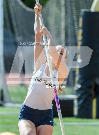 Thumbnail 2 in Del Oro, Woodcreek @ Oak Ridge (Girls Pole Vault) photogallery.