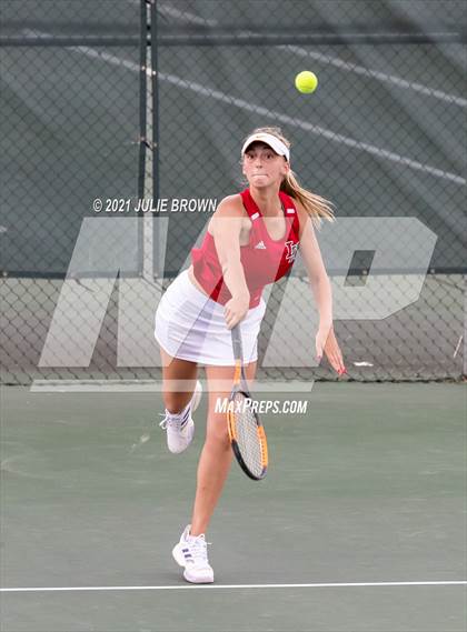 Thumbnail 3 in IHSAA North Central Team Regional/Doubles Sectional  photogallery.