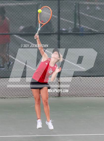 Thumbnail 3 in IHSAA North Central Team Regional/Doubles Sectional  photogallery.