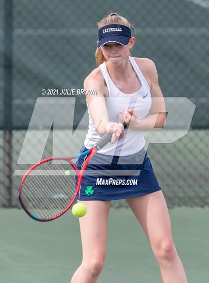 Thumbnail 2 in IHSAA North Central Team Regional/Doubles Sectional  photogallery.