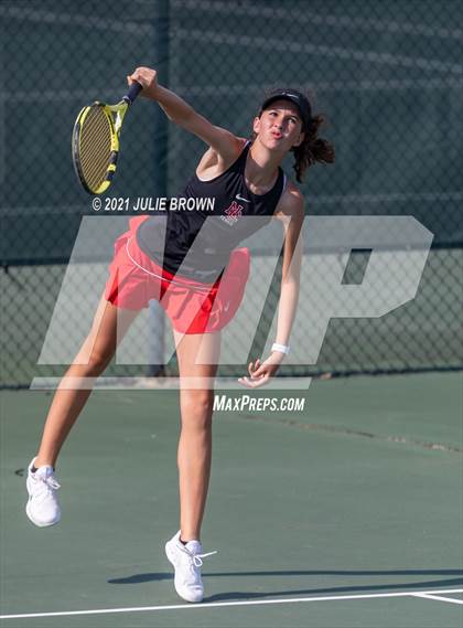 Thumbnail 2 in IHSAA North Central Team Regional/Doubles Sectional  photogallery.
