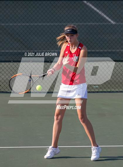 Thumbnail 2 in IHSAA North Central Team Regional/Doubles Sectional  photogallery.
