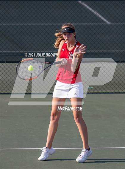 Thumbnail 3 in IHSAA North Central Team Regional/Doubles Sectional  photogallery.