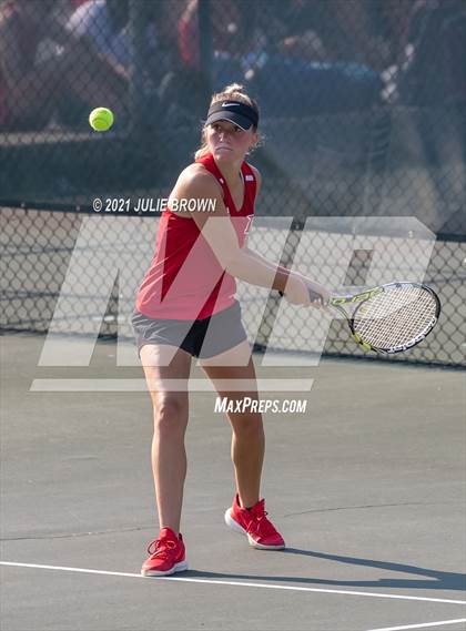 Thumbnail 2 in IHSAA North Central Team Regional/Doubles Sectional  photogallery.