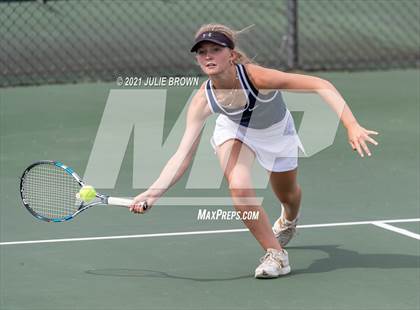 Thumbnail 3 in IHSAA North Central Team Regional/Doubles Sectional  photogallery.