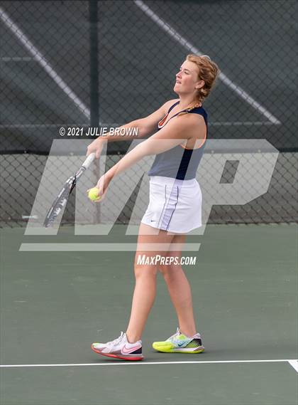 Thumbnail 3 in IHSAA North Central Team Regional/Doubles Sectional  photogallery.