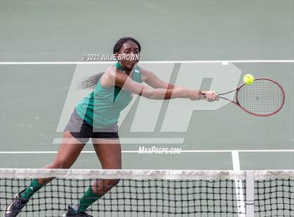 Thumbnail 2 in IHSAA North Central Team Regional/Doubles Sectional  photogallery.
