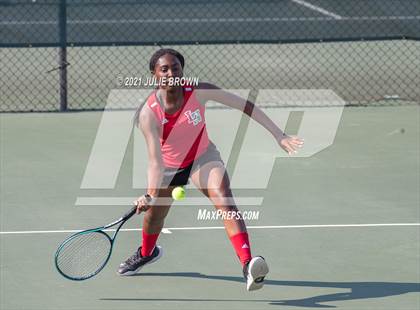 Thumbnail 2 in IHSAA North Central Team Regional/Doubles Sectional  photogallery.