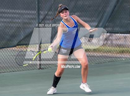 Thumbnail 3 in IHSAA North Central Team Regional/Doubles Sectional  photogallery.