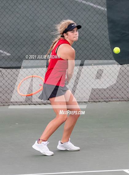 Thumbnail 2 in IHSAA North Central Team Regional/Doubles Sectional  photogallery.
