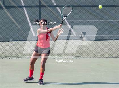 Thumbnail 1 in IHSAA North Central Team Regional/Doubles Sectional  photogallery.