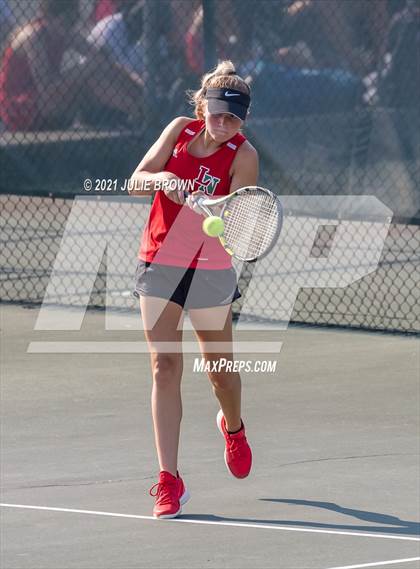 Thumbnail 1 in IHSAA North Central Team Regional/Doubles Sectional  photogallery.