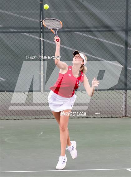 Thumbnail 2 in IHSAA North Central Team Regional/Doubles Sectional  photogallery.