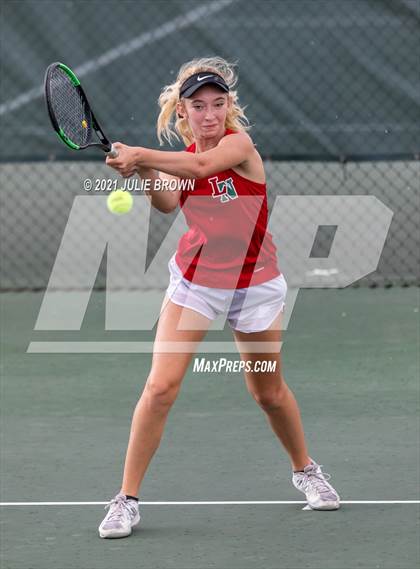 Thumbnail 2 in IHSAA North Central Team Regional/Doubles Sectional  photogallery.