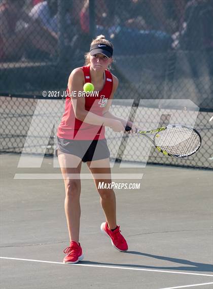 Thumbnail 3 in IHSAA North Central Team Regional/Doubles Sectional  photogallery.