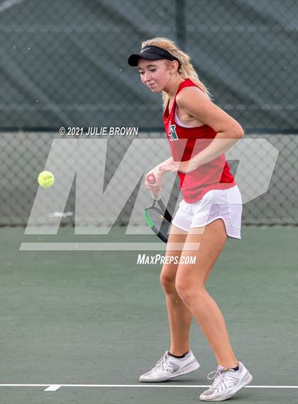 Thumbnail 3 in IHSAA North Central Team Regional/Doubles Sectional  photogallery.