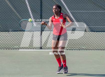 Thumbnail 2 in IHSAA North Central Team Regional/Doubles Sectional  photogallery.