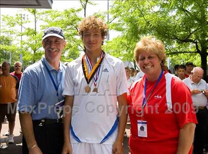 Thumbnail 3 in NYSPHSAA Boys Tennis Championships photogallery.