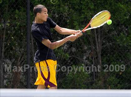 Thumbnail 3 in NYSPHSAA Boys Tennis Championships photogallery.