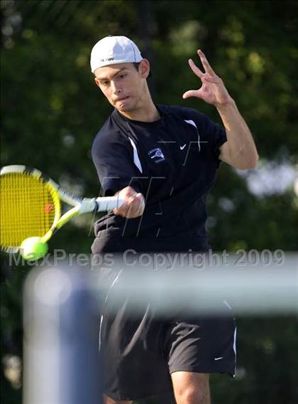 Thumbnail 2 in NYSPHSAA Boys Tennis Championships photogallery.