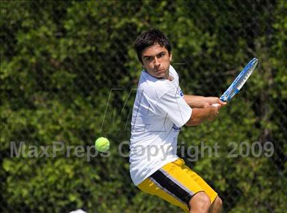 Thumbnail 3 in NYSPHSAA Boys Tennis Championships photogallery.