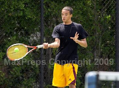 Thumbnail 2 in NYSPHSAA Boys Tennis Championships photogallery.