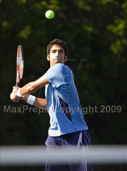 Thumbnail 3 in NYSPHSAA Boys Tennis Championships photogallery.