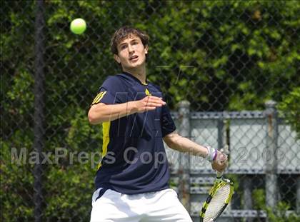 Thumbnail 3 in NYSPHSAA Boys Tennis Championships photogallery.
