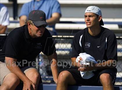 Thumbnail 3 in NYSPHSAA Boys Tennis Championships photogallery.