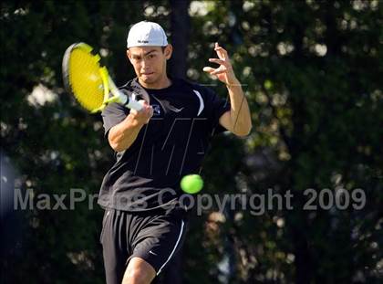 Thumbnail 3 in NYSPHSAA Boys Tennis Championships photogallery.