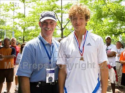 Thumbnail 2 in NYSPHSAA Boys Tennis Championships photogallery.