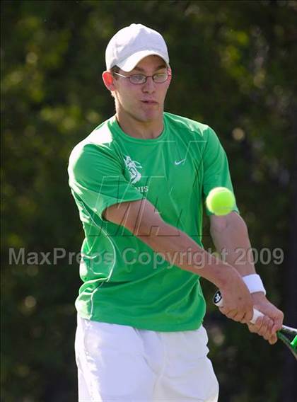 Thumbnail 3 in NYSPHSAA Boys Tennis Championships photogallery.