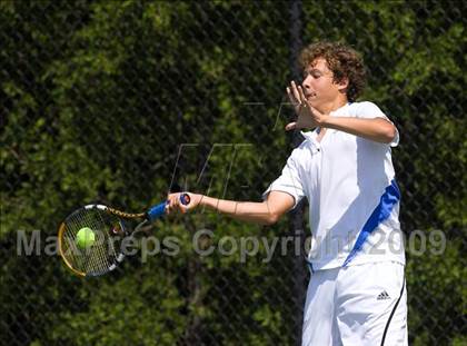 Thumbnail 2 in NYSPHSAA Boys Tennis Championships photogallery.