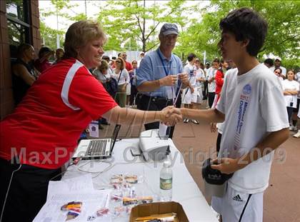 Thumbnail 2 in NYSPHSAA Boys Tennis Championships photogallery.