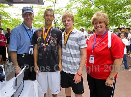 Thumbnail 3 in NYSPHSAA Boys Tennis Championships photogallery.