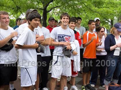 Thumbnail 2 in NYSPHSAA Boys Tennis Championships photogallery.