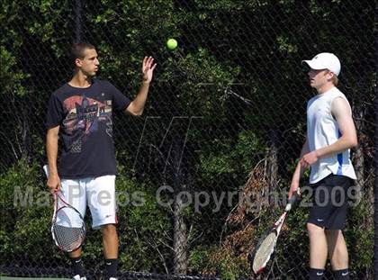 Thumbnail 3 in NYSPHSAA Boys Tennis Championships photogallery.