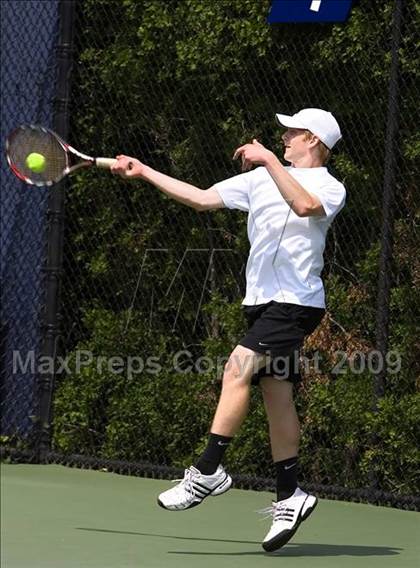 Thumbnail 2 in NYSPHSAA Boys Tennis Championships photogallery.