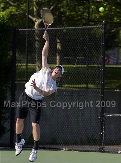 Thumbnail 3 in NYSPHSAA Boys Tennis Championships photogallery.